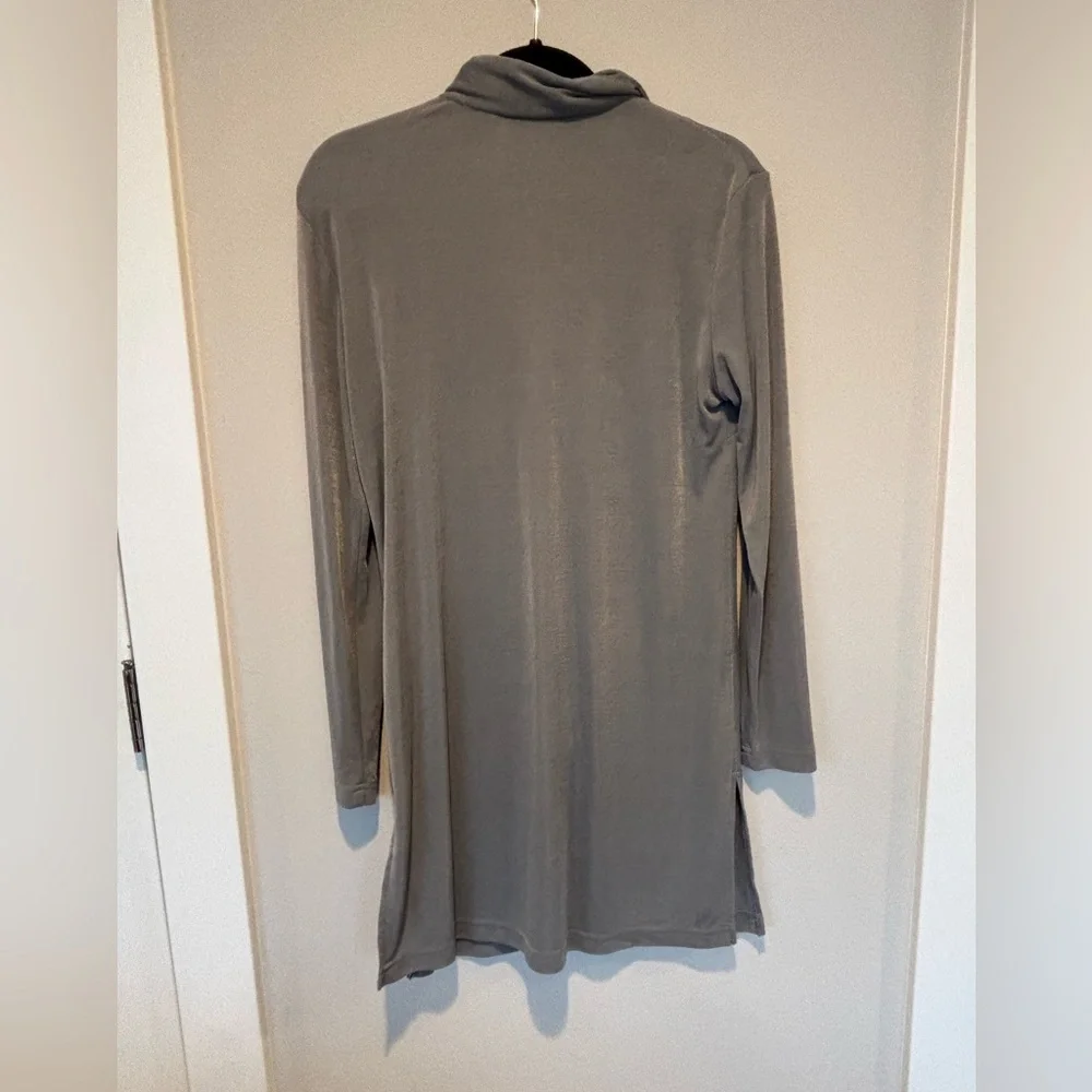 Rabbit Rabbit Rabbit Heather Gray Ribbed Knit Top/Tunic//Dress - Picture 2 of 6